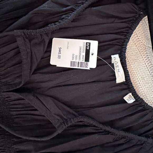 Doen Quinn Dress NWT Black XS - Picture 8 of 9